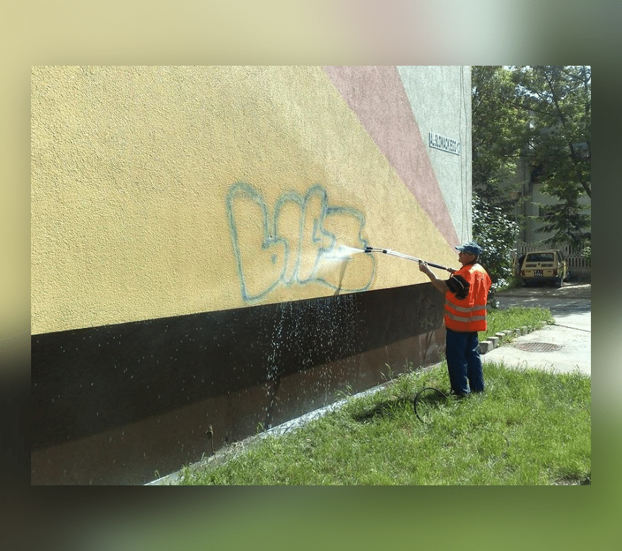 usuwanie graffiti